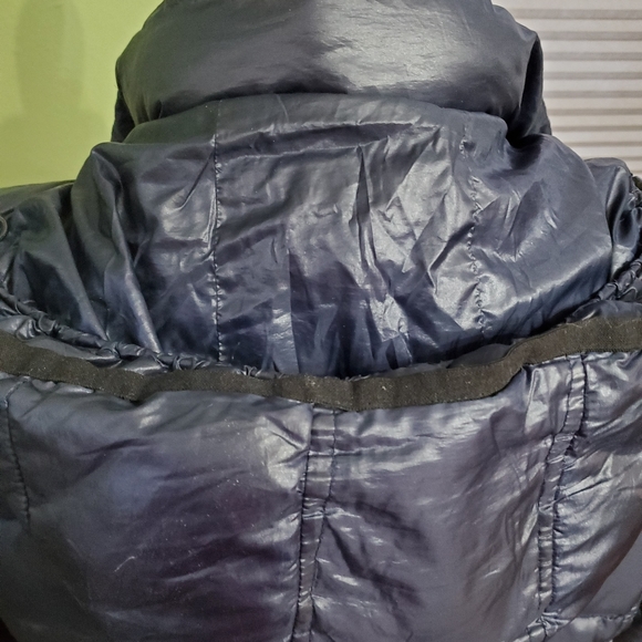 Andrew Marc large puffer coat. Large. Navy blue - Picture 6 of 9